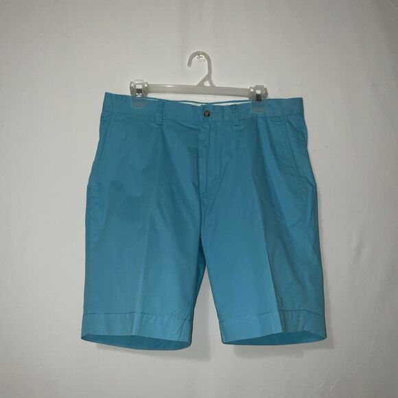 Polo Ralph Lauren Shorts Mens 33 Teal Relaxed Fit - Picture 1 of 7
